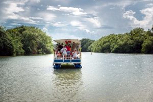 Puerto Rico River boat beach excursion